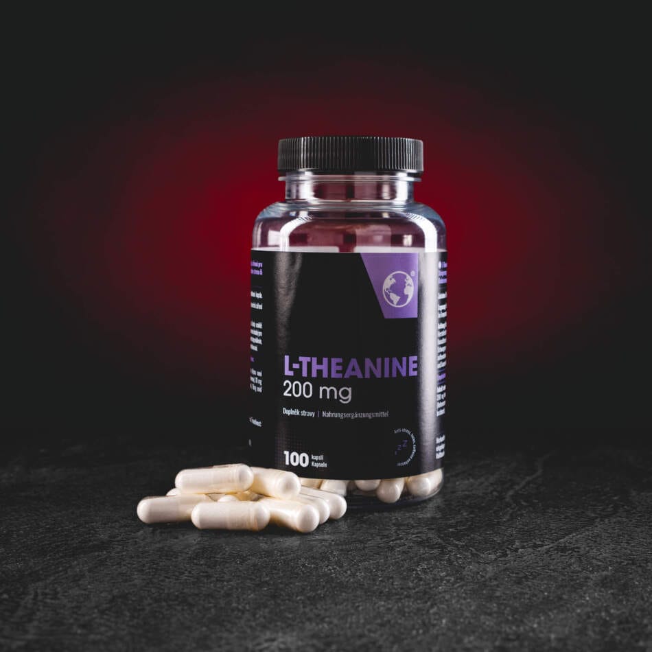 Kratom World L-Theanine 200 mg – 100 db kapszula relaxációhoz, koncentrációhoz, mentális jólléthez és a pihentető alvás támogatására