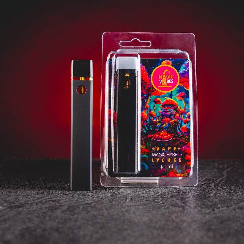 Magic Mix Vape Lychee – prémium eldobható vape toll innovatív kannabinoidokkal és egzotikus licsi ízzel az egyedülálló relaxációs élményért. kratom world magic mix vaporizátor vape kratomworld eladás