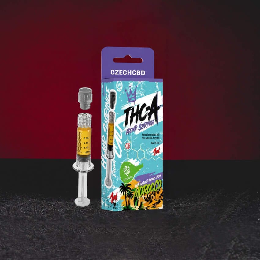 Kratom World THA Syringe 1 ml Morocco – prémium kenderkivonat természetes THA izolátummal és hagyományos hasis terpénprofillal